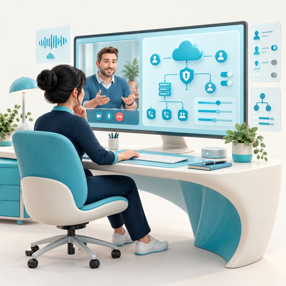 Administratorentraining per Videoanruf
